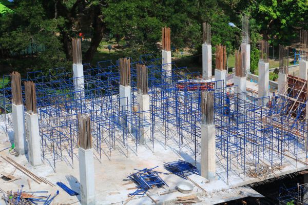 Foundation Pier Installation in Hilliard
