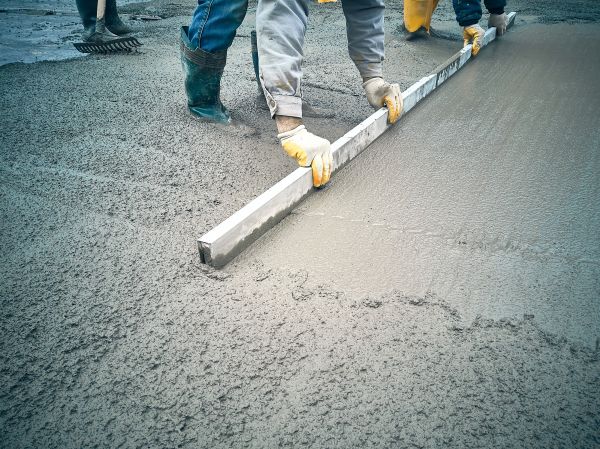 Cement Slab Construction in Hilliard