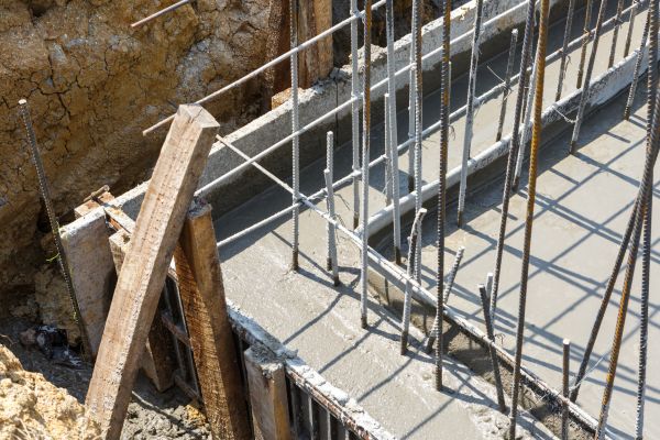 Concrete Footing Pouring in Hilliard
