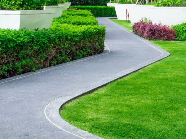 Walkway Curb Installation in Hilliard