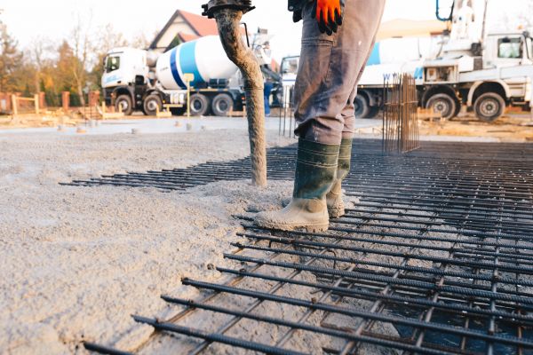 Poured Foundation Installation in Hilliard
