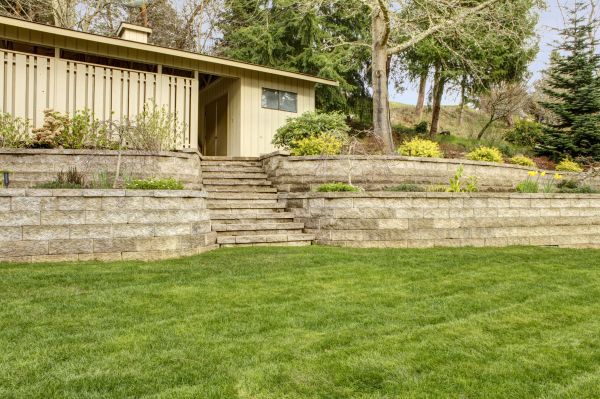 Retaining Wall Construction in Hilliard