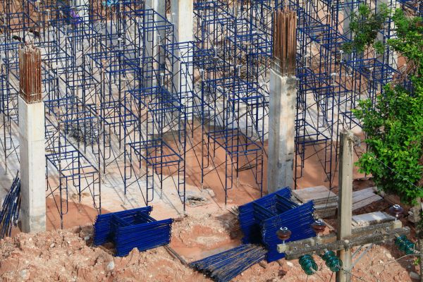 Concrete Pier Construction in Hilliard