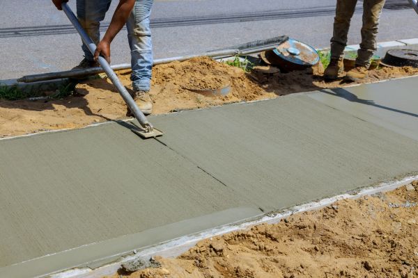Cement Pathway Installation in Hilliard