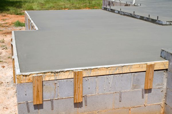Concrete Slab Installation in Hilliard