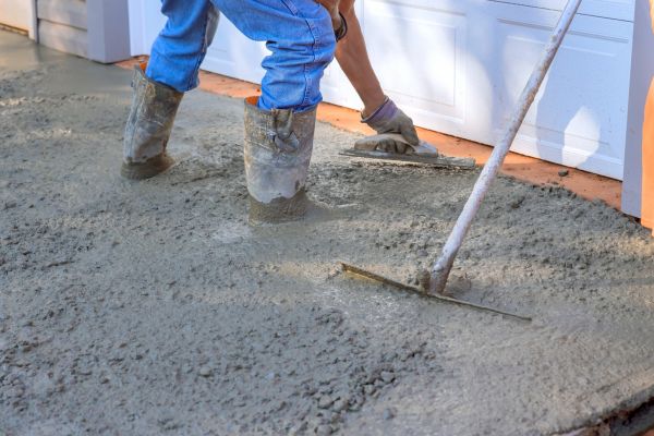 Driveway Slab Construction in Hilliard