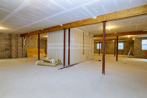 Basement Slab Installation in Hilliard