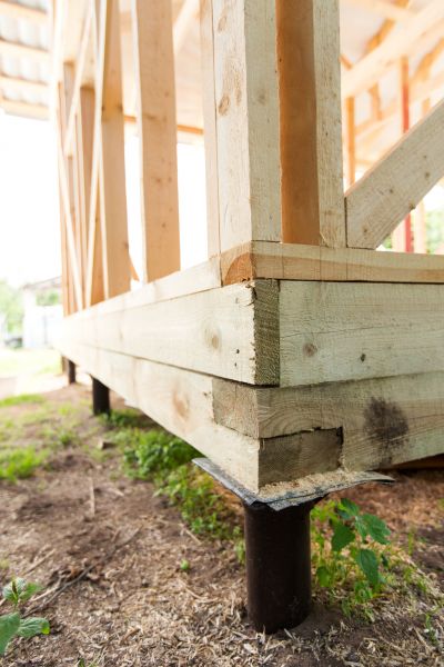 Barn Footing Construction in Hilliard