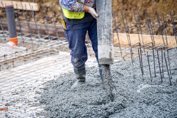 Cabin Foundation Pouring in Hilliard
